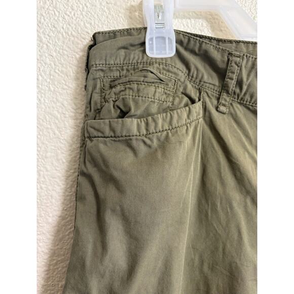 LRL Lauren Jeans Co Size 10 100% Cotton Pants Hiking Outdoors Green Goblincore - Picture 3 of 10
